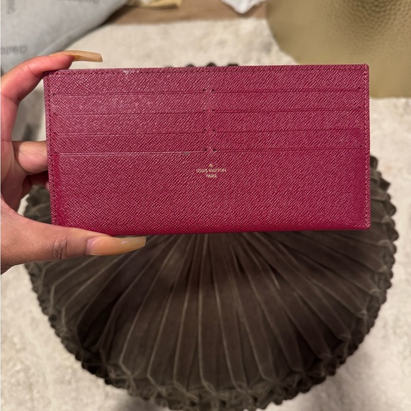 Magenta Louis Vuitton card holder FOR SALE! - Picture 1 of 4